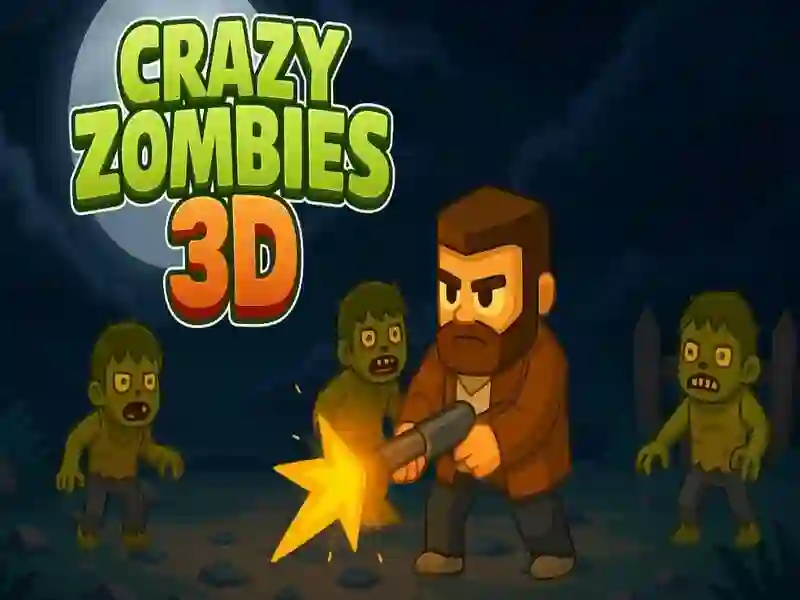 Гульня Шалёныя зомбі 3D онлайн