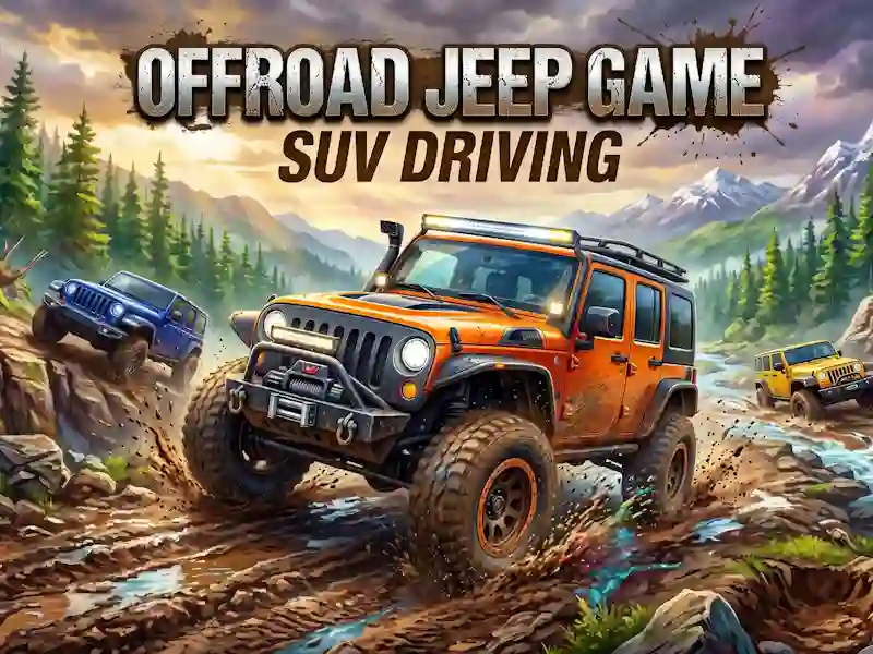 Гульня Offroad Jeep Game SUV Driving онлайн