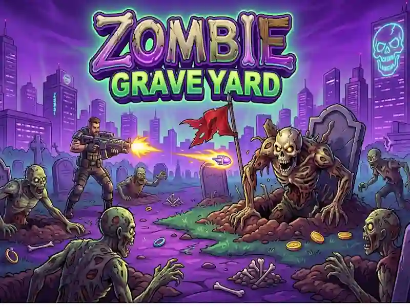 Гульня Zombie Grave Yard онлайн