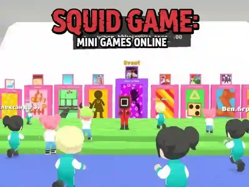 Гульня Squid Game: міні гульні онлайн Гульня Squid Game: міні гульні онлайн