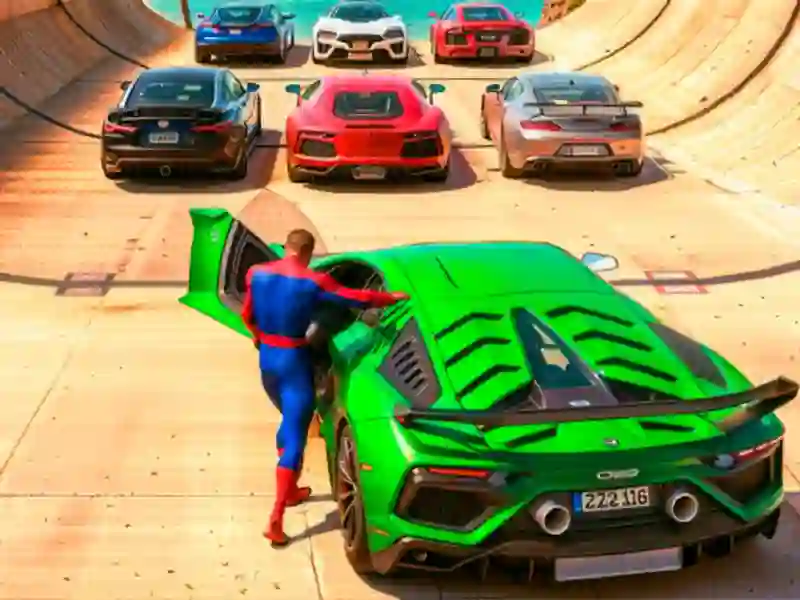 Гульня Mega Framp Ramp онлайн