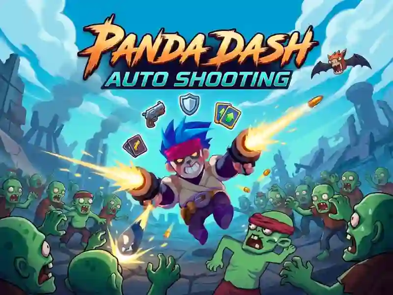 Гульня Panda Dash Auto Shooting онлайн