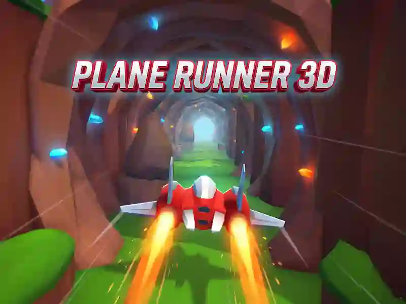 Гульня Plane Runner 3D онлайн