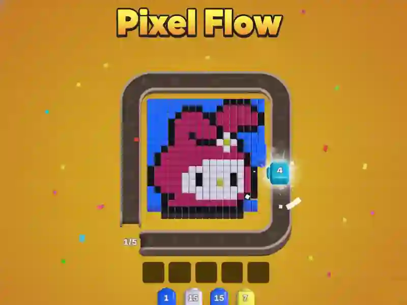 Гульня Pixel Flow онлайн