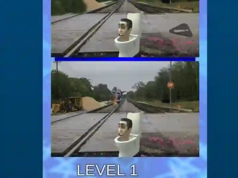 Гульня Туалет Skibidi: пяць адрозненняў 2 онлайн