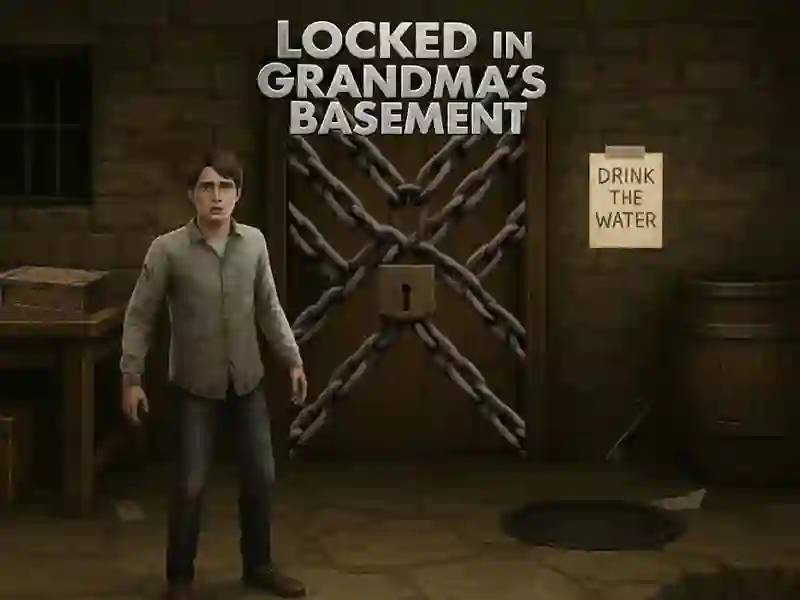 Гульня Зачынены ў бабуліным склепе онлайн