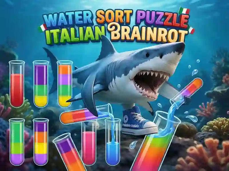 Гульня Water Sort Puzzle Italian Brainrot онлайн