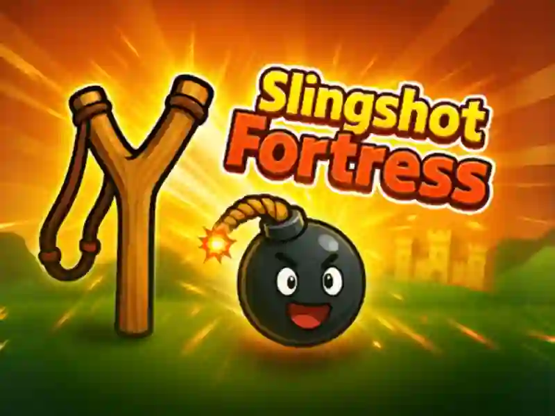 Гульня Slingshot Fortress онлайн