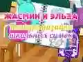 Гульня Конкурс дызайну школьных сумак Джасмін і Эльзы онлайн Гульня Конкурс дызайну школьных сумак Джасмін і Эльзы онлайн