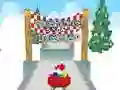 Гульня Санта Гонка! онлайн Гульня Санта Гонка! онлайн