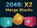 Гульня 2048: Злійце блокі X2 онлайн