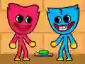 Гульня Kissy Missy і Huggy Wuggy онлайн Гульня Kissy Missy і Huggy Wuggy онлайн