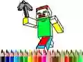 Гульня Назад у школу: Раскраска Minecraft онлайн Гульня Назад у школу: Раскраска Minecraft онлайн