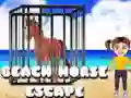 Гульня Уцёк з пляжным конем онлайн Гульня Уцёк з пляжным конем онлайн