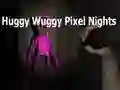 Гульня Huggy Wuggy Піксельныя Ночы онлайн