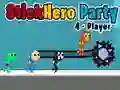 Гульня Супольнасць Stickhero 4 гульцоў онлайн