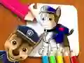 Гульня Кніга раскраса PAW Patrol онлайн