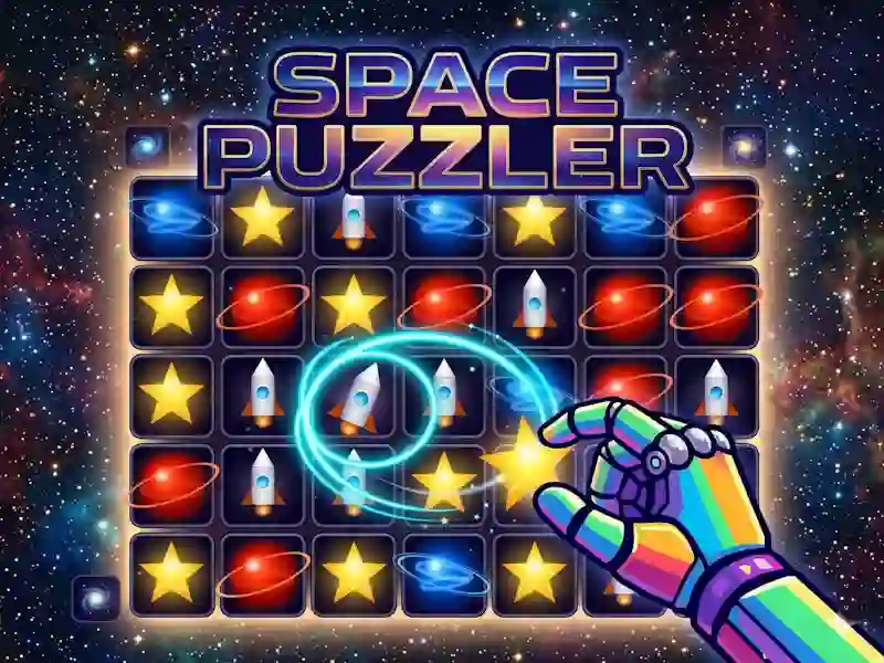 Гульня Space Puzzler онлайн