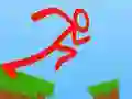 Гульня Stickman Parkour Craft онлайн