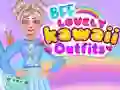 Гульня BFF Прыемныя Kawaii Адзежы онлайн Гульня BFF Прыемныя Kawaii Адзежы онлайн