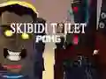 Гульня Skibidi Toilet Pong онлайн