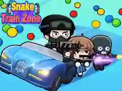 Гульня Зона Змейкі Поезда онлайн