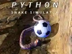 Гульня Сімулятар змеі Python онлайн