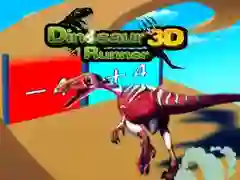 Гульня Дыназаўр Бегун 3D онлайн
