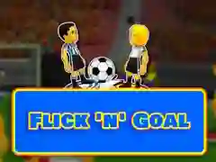 Гульня Flick 'n' Goal онлайн