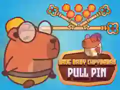 Гульня Выратуйце малых капібар Pull Pin онлайн Гульня Выратуйце малых капібар Pull Pin онлайн