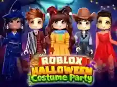 Гульня Костюмаваная вечарына Roblox на Халюін онлайн