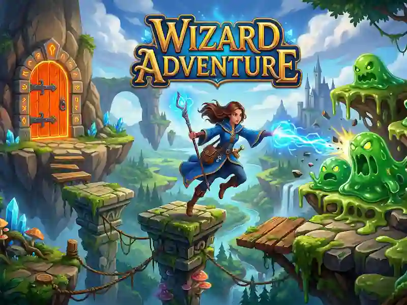 Гульня Wizzard Adventure онлайн