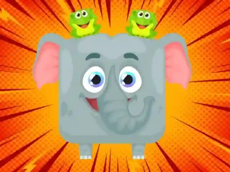 Гульня Жалевыя жывоцікі: Стварыце сланоў онлайн