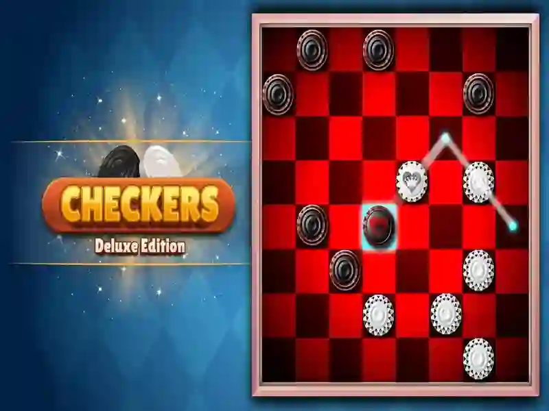 Гульня Deluxe Checkers онлайн