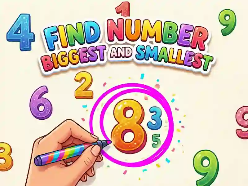 Гульня Find Number Biggest and Smallest онлайн