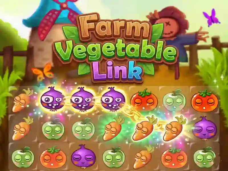Гульня Farm Vegetable Link онлайн