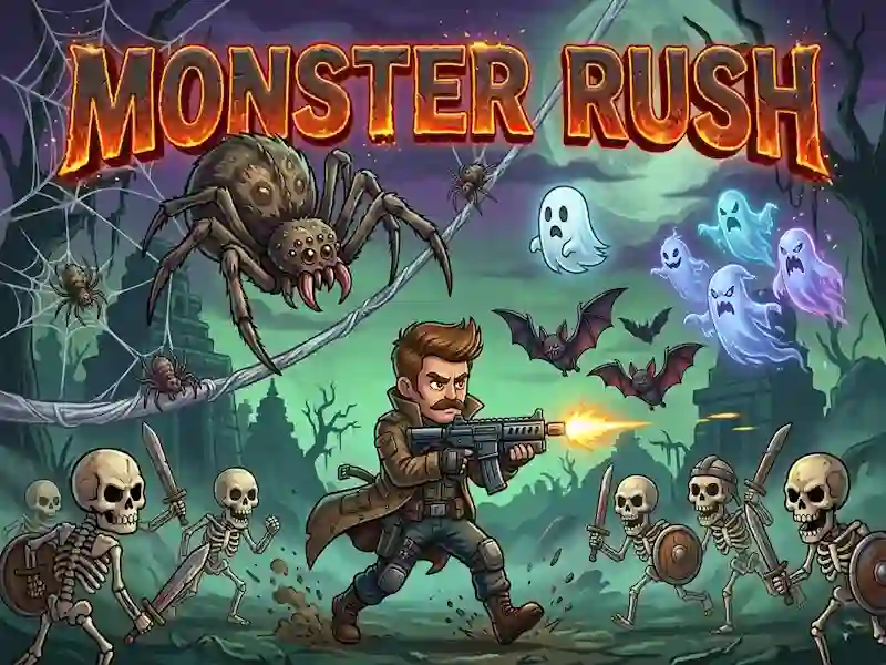 Гульня Monster Man Rush онлайн