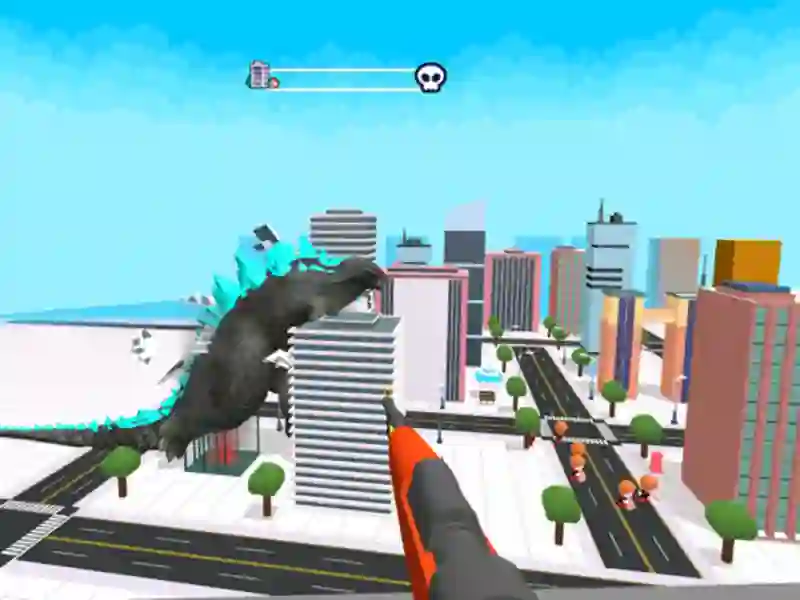 Гульня Шукайце гіганцкага монстра онлайн