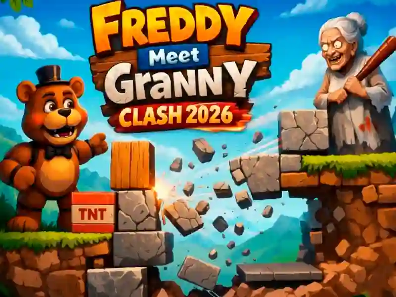 Гульня Freddy Meets Granny: Clash 2026 онлайн