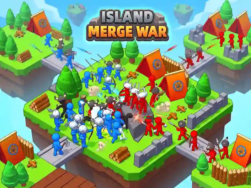 Гульня Island Merge war онлайн