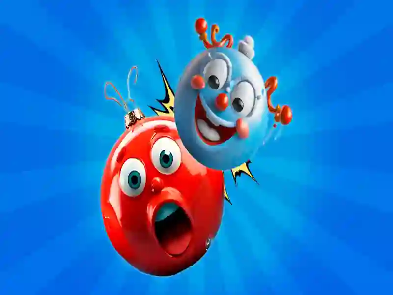 Гульня Навагоднія цацкі: спалучаць шары 3D онлайн