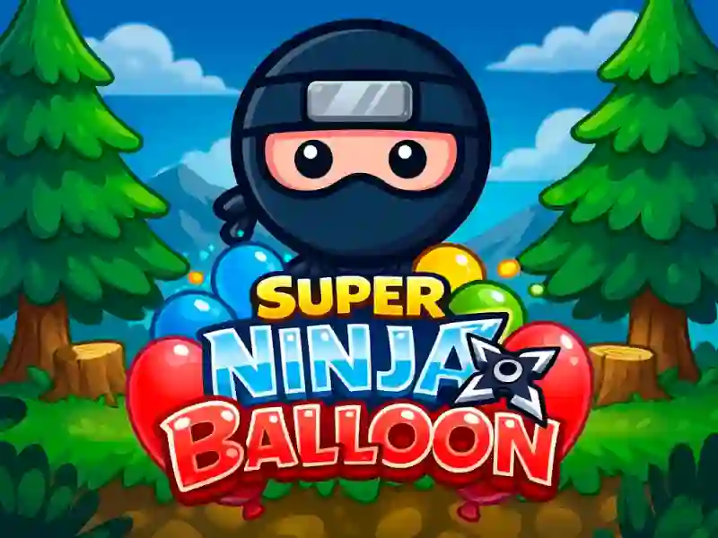 Гульня Super Ninja Balloon онлайн