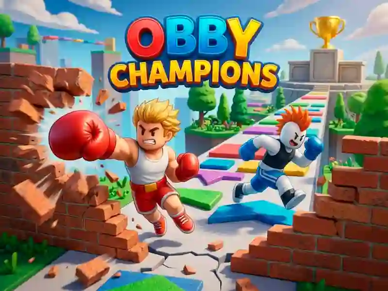 Гульня Obby Champions онлайн