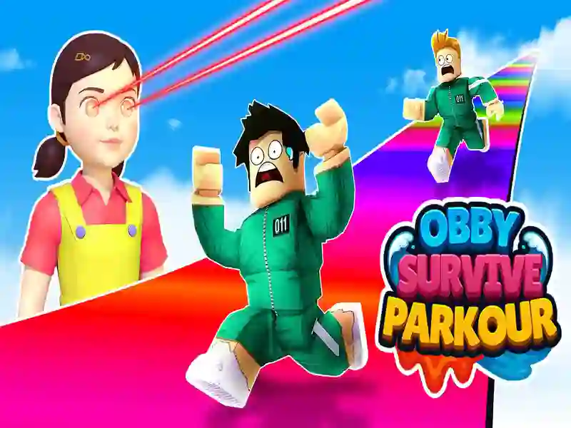 Гульня Obbi Parkur для выжывання онлайн