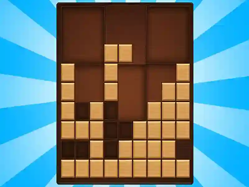 Гульня Складзеце блокі, злучыце драўляныя блокі! онлайн