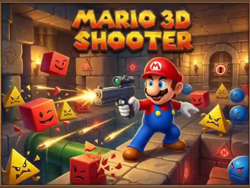Гульня Mario 3D Shooter онлайн