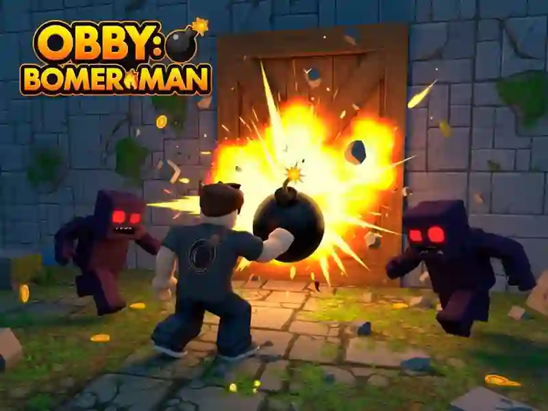 Гульня Obby: Bomberman онлайн