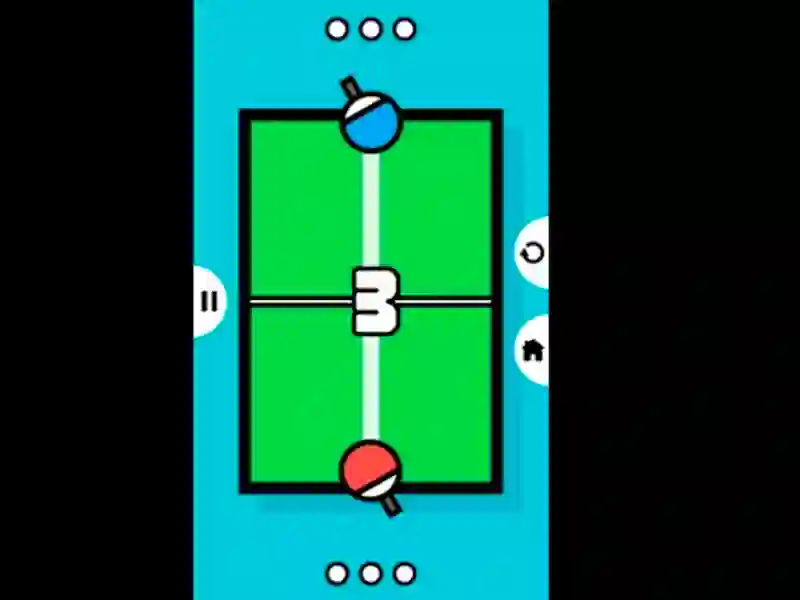 Гульня Ping Pong Tennis Table 2D онлайн Гульня Ping Pong Tennis Table 2D онлайн