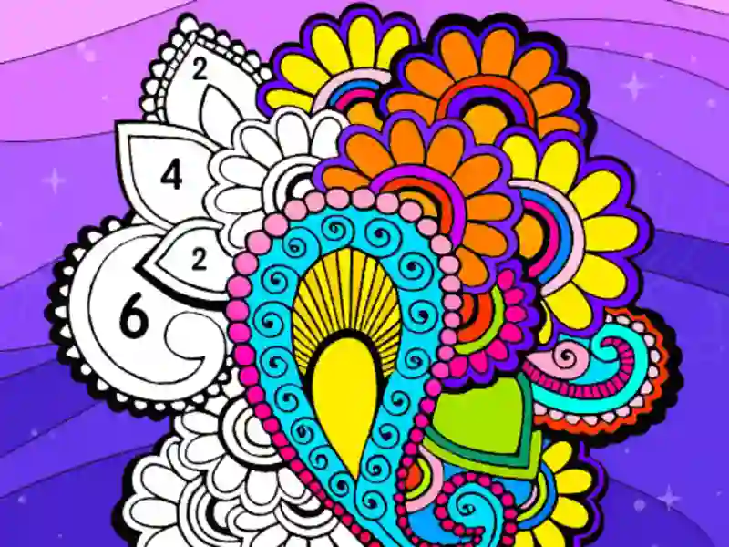 Гульня Color Fan: Color by Number онлайн