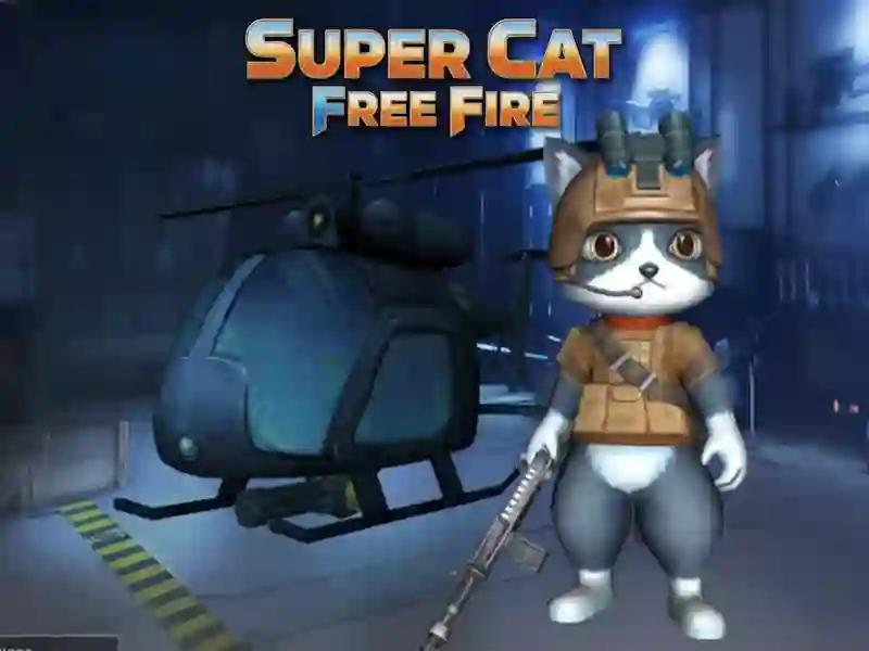 Гульня Super Cat Free Fire онлайн